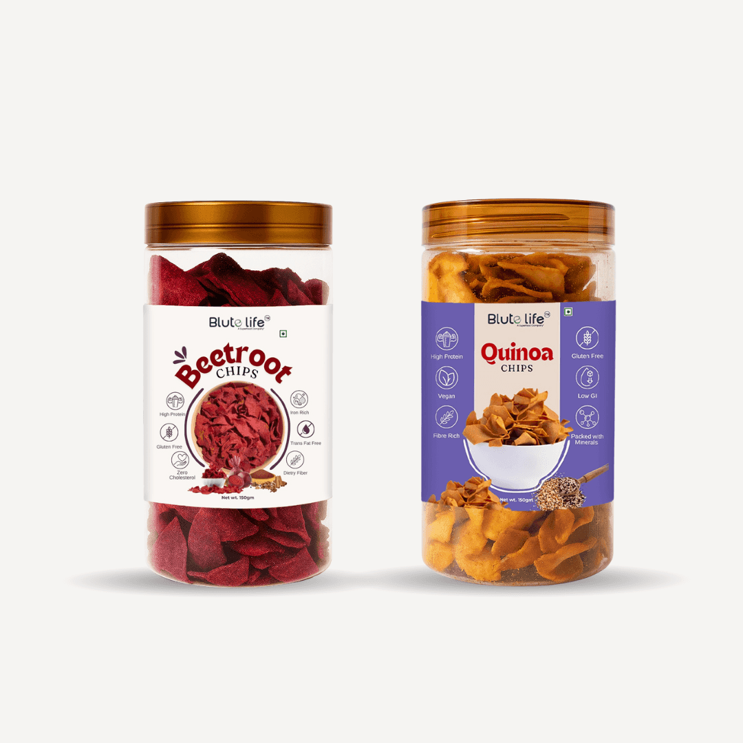 Blute Life BeetRoot & Quinoa Masala Chips Combo